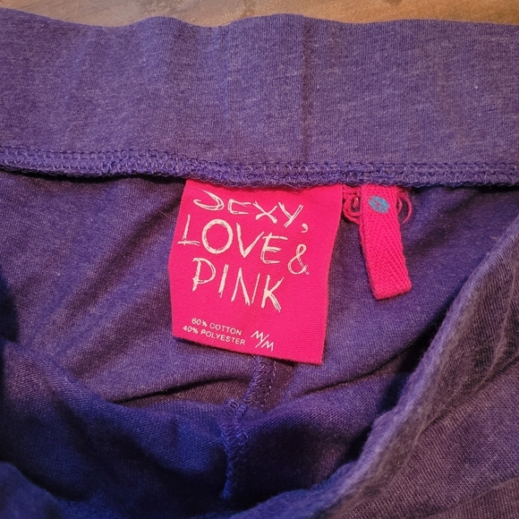 Pink Victoria Secret Shorts in Blue M - Picture 3 of 4